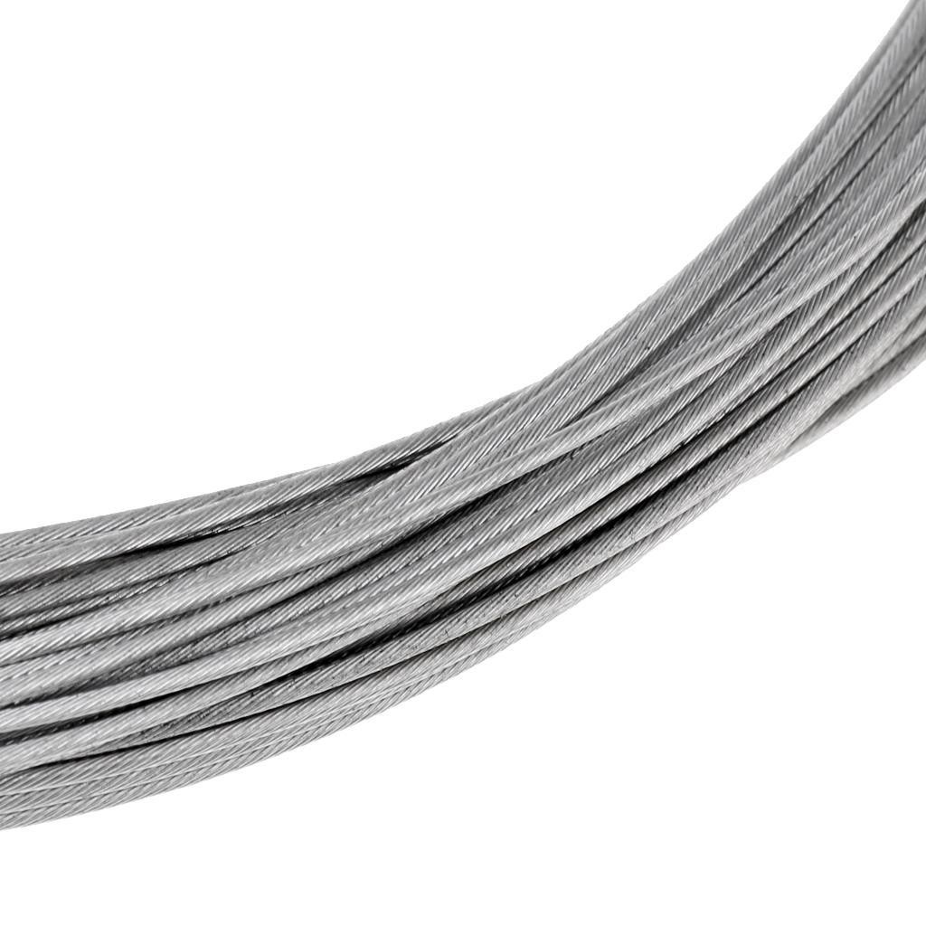 20Pcs er Derailleur Cable Galvanized Steel Inner Wire 2m 1mm
