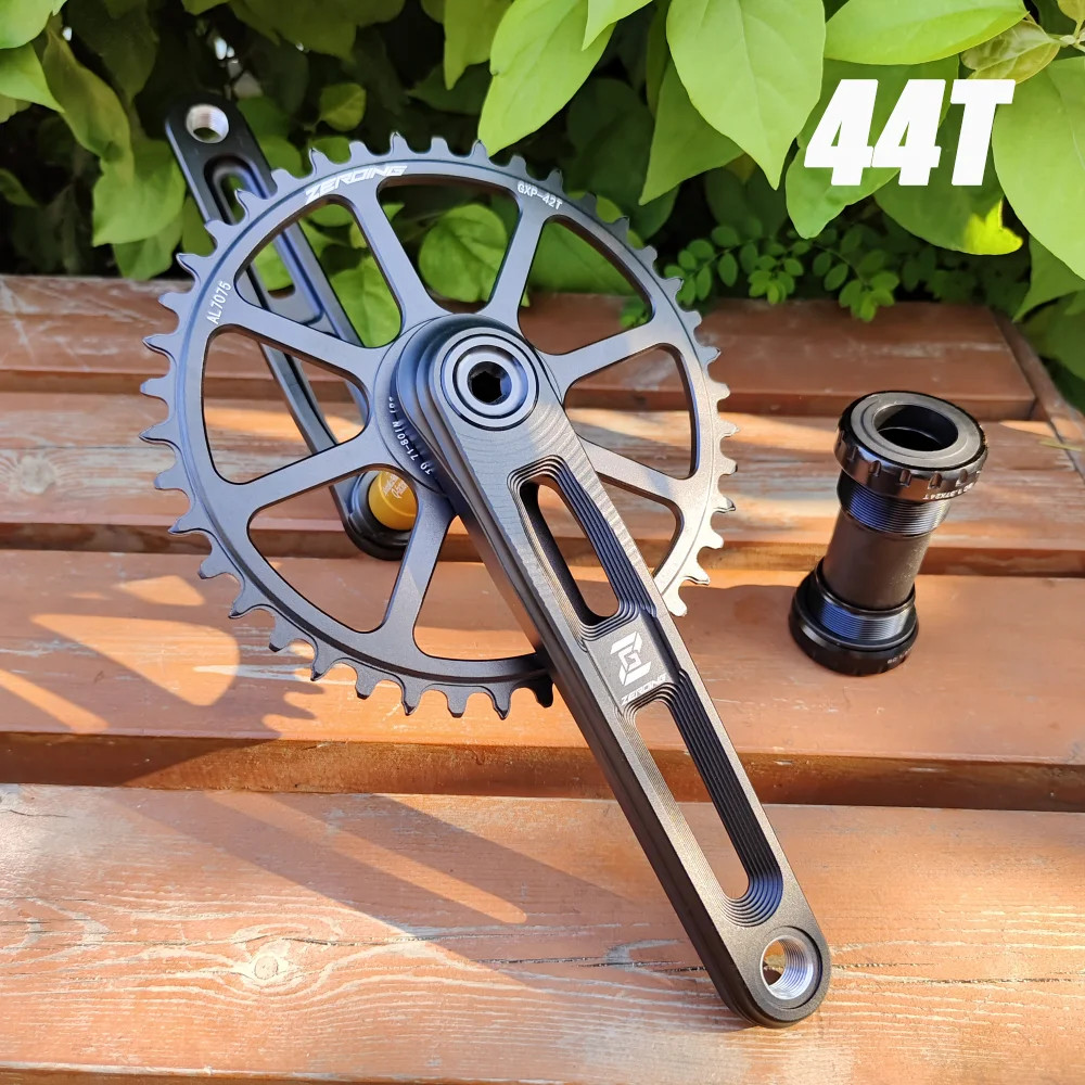 Road Bike Crankset 165/170/175mm Hollow Crank Chainring 40/42/44/46/48/50T