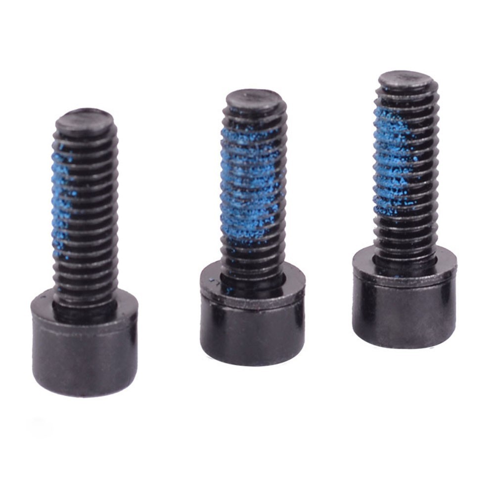 High Carbon Steel Brake Caliper Fix Screws Set of 4 M6*18mm Black Long lasting