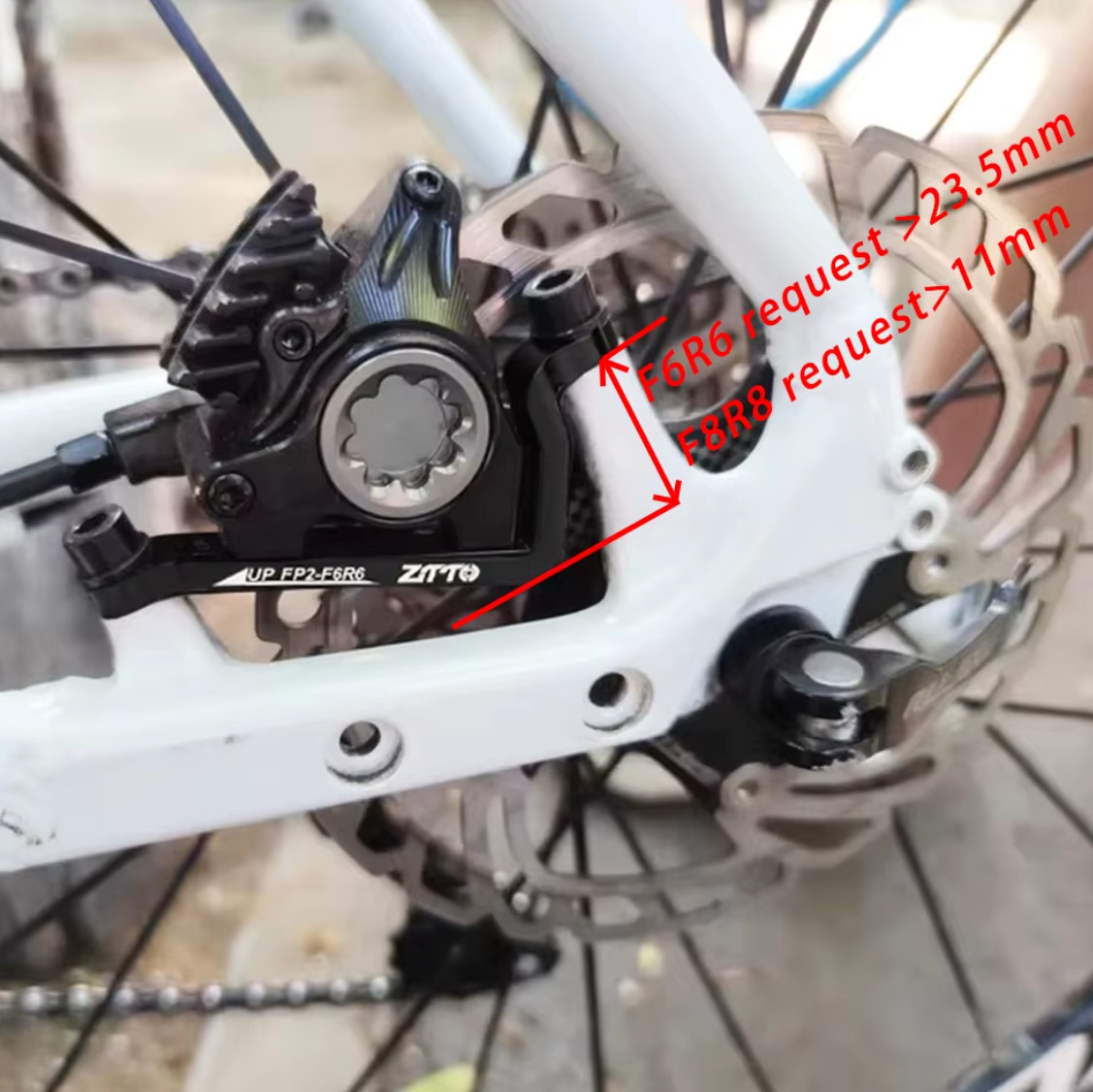 ZTTO MTB Post mount to Flat Mount Disc Brake Adapter Bike Bracket IS PM to FM