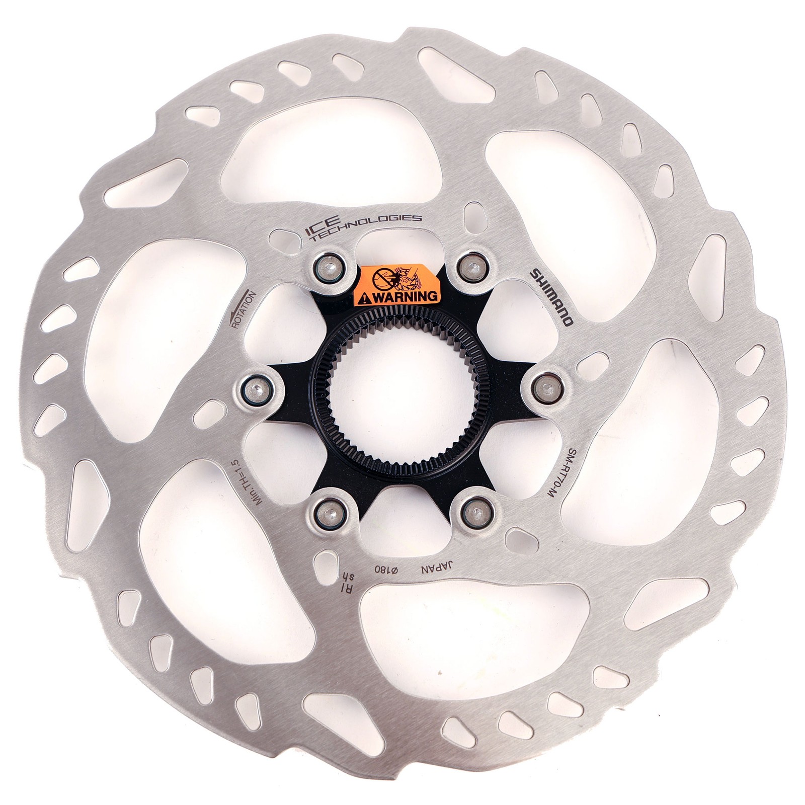 Shimano SLX SM-RT70 Disc Brake Rotor, 180mm, Centerlock, For Road/Gravel/MTB