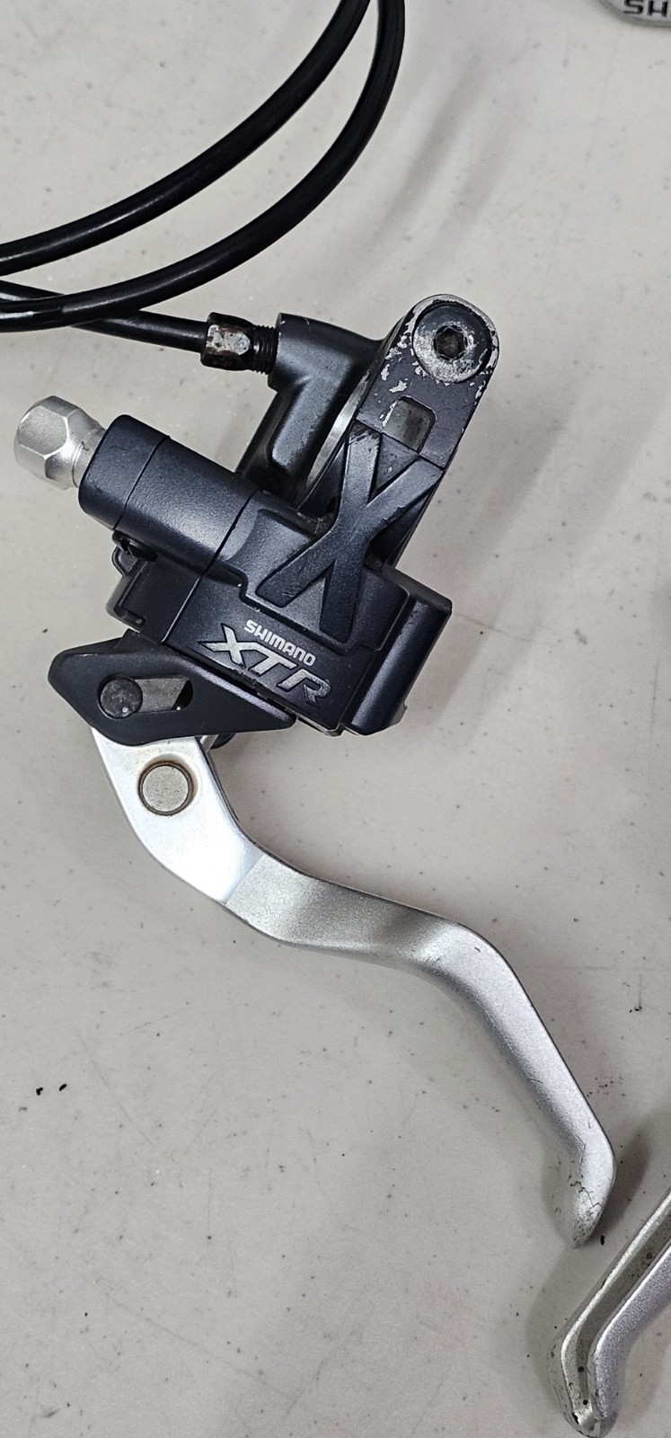 RARE Shimano XTR M975 Dual Control Shifters 3×9 w/XTR-M965+XT-M765 Calipers-READ