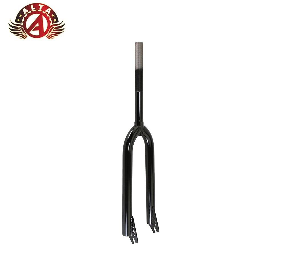 ALTA 24″ Black Beach Cruiser Fork – 1″ Threaded, Caliper-Ready, 3/8″ Dropouts.