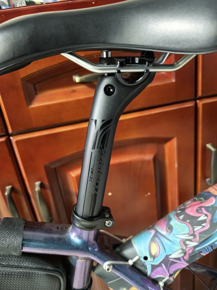 TOSEEK Carbon Fiber Seatpost Offset Mountain Road Bike Seatpost 27.2/30.8/31.6mm