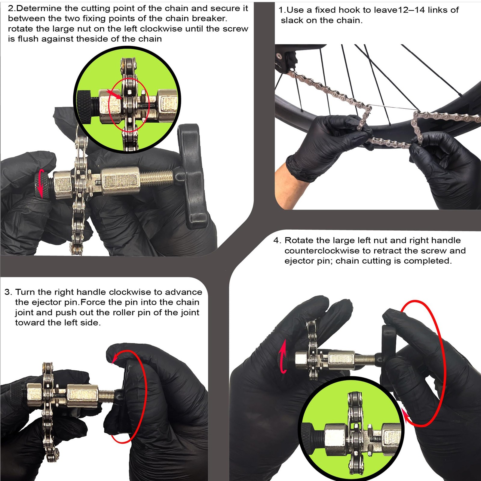 Bike Chain Kit, 6/7/8 Speed Chain Tool & Bicycle Chain Kit, 1/2×3/32 126 Link…