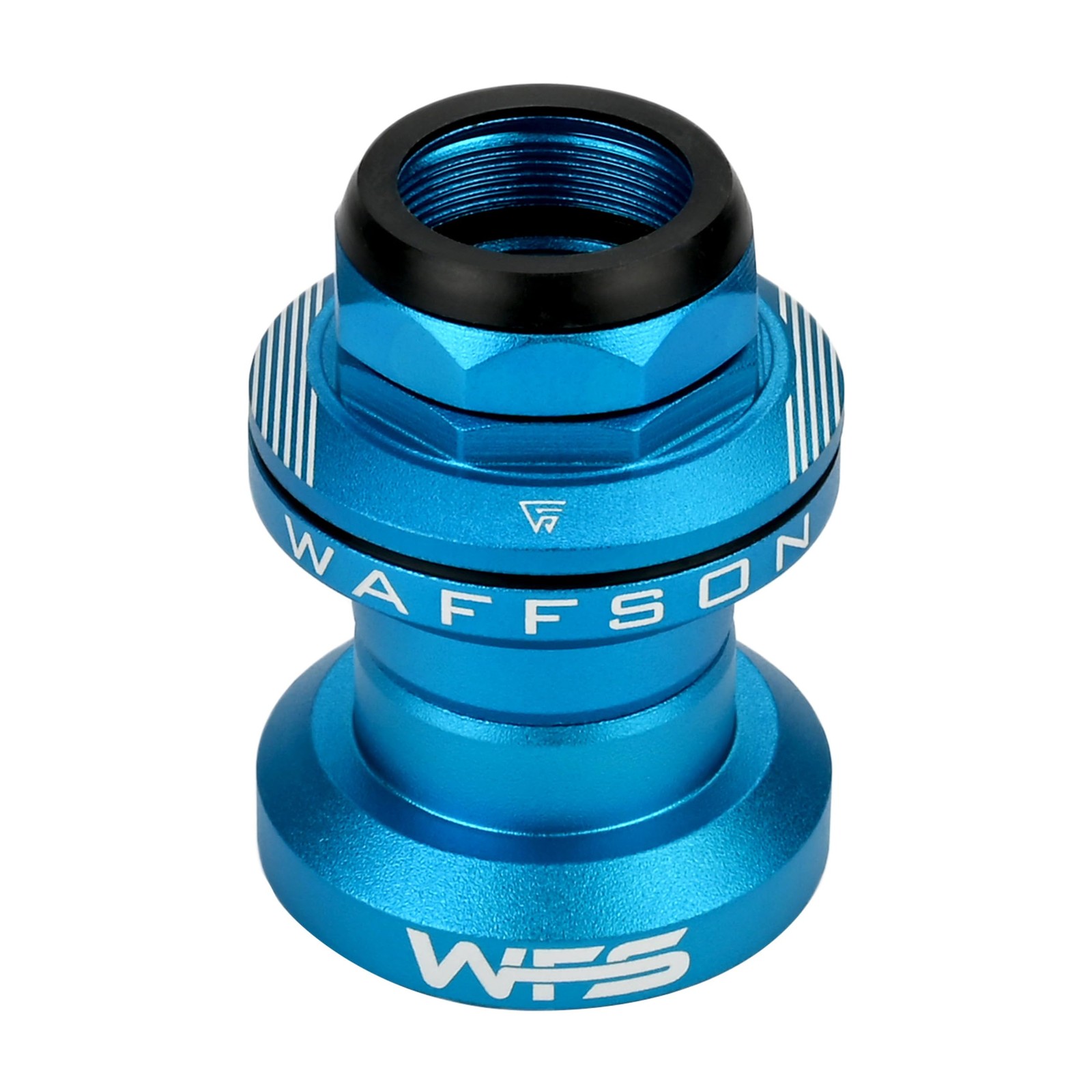1 Inch Threaded Bike Headset CNC Alloy External Bearing Component Part Blue