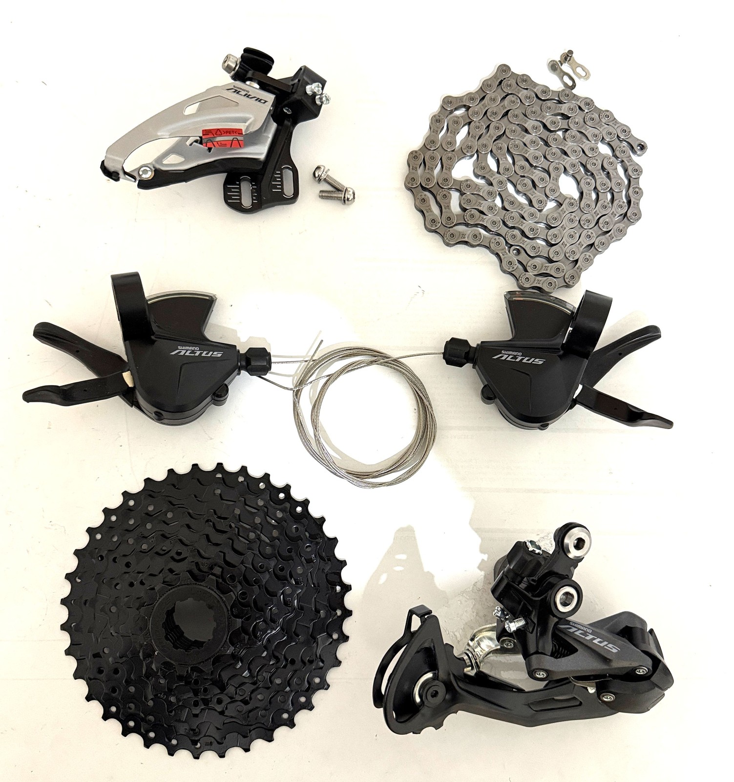 Shimano Altus, SunRace, KMC Z Drivetrain Kit Mountain 6 Groupset 11-36 9-speed