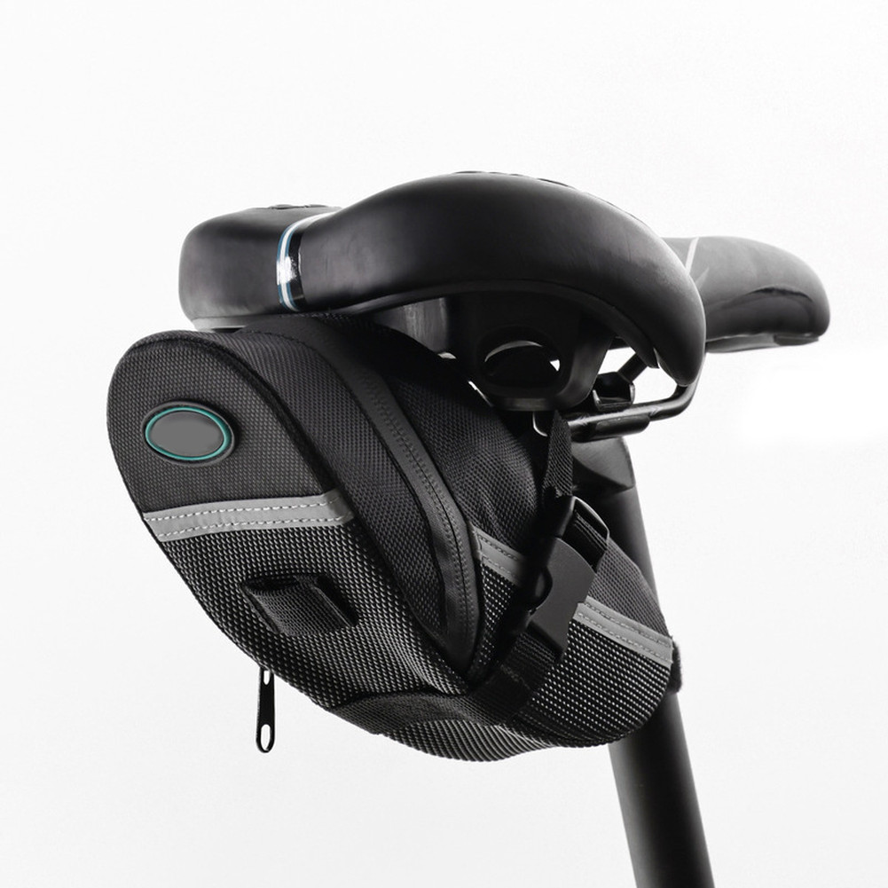 Bicycle Saddle Bag 20x8x6cm Quick Detach Design for MTB and Road Cycling