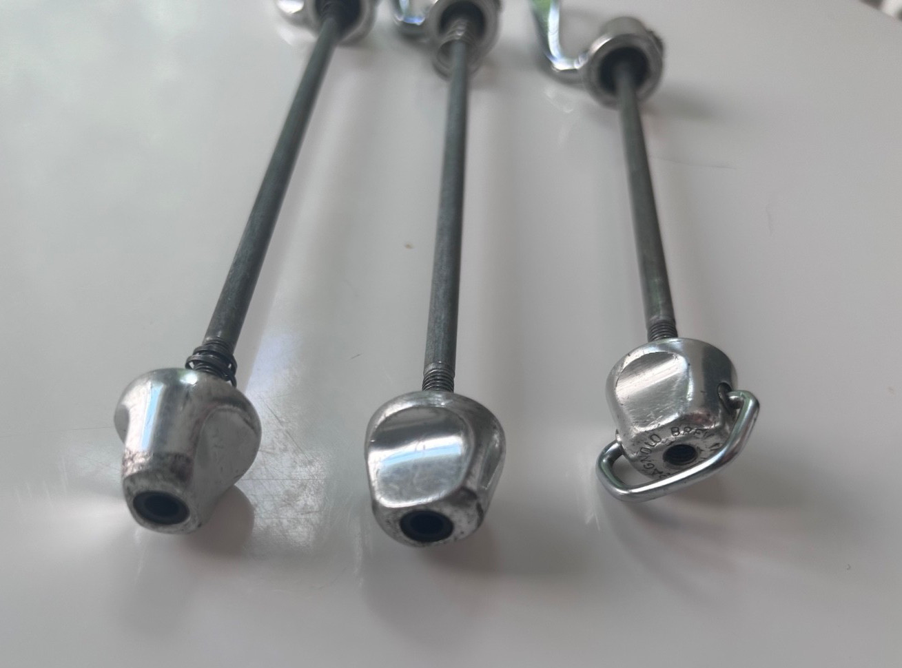 Campagnolo Record Quick Release Skewer QF/QR-RE121 ? Lot Of 3 Front & Rear READ