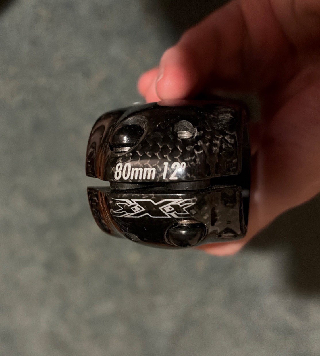 Bontrager XXX Carbon Stem 80mm 12 Degree