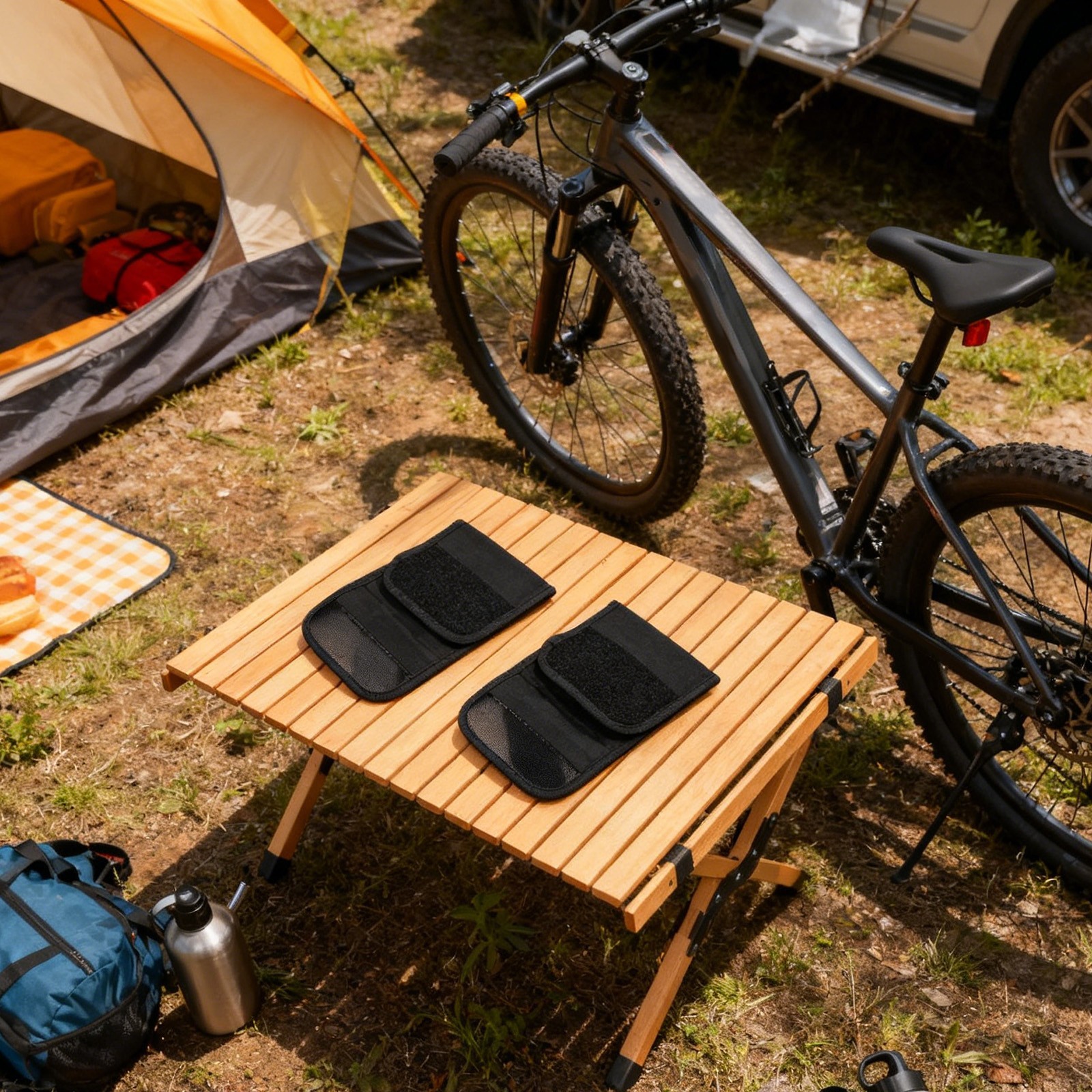 Neoprene Bicycle Pedal Covers 14×14 cm Scratch Resistant Protect Vehicle Floors