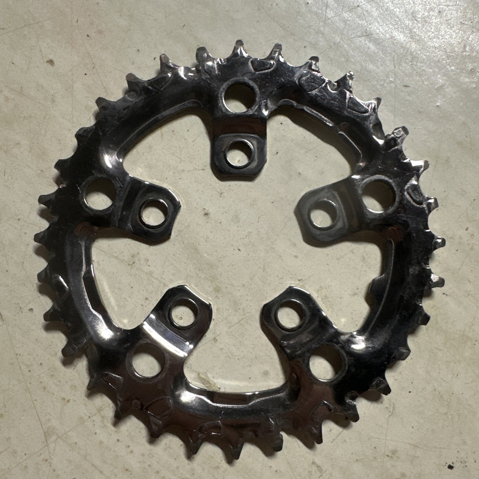 Vintage Shimano IG K-32 32T Chainring 5 Bolt 94 / 58 mm BCD Deore Ring Ramp MTB