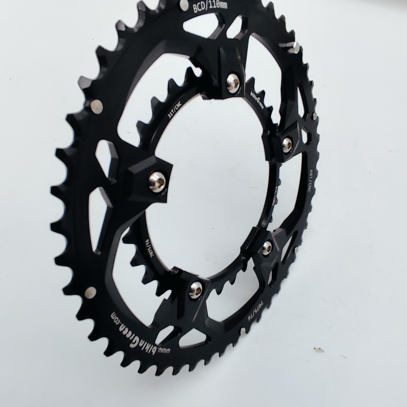 bikinGreen CNC Road Chainring 48/31T BCD 110mm 5 Bolts 10-11 Speed Racing Tour