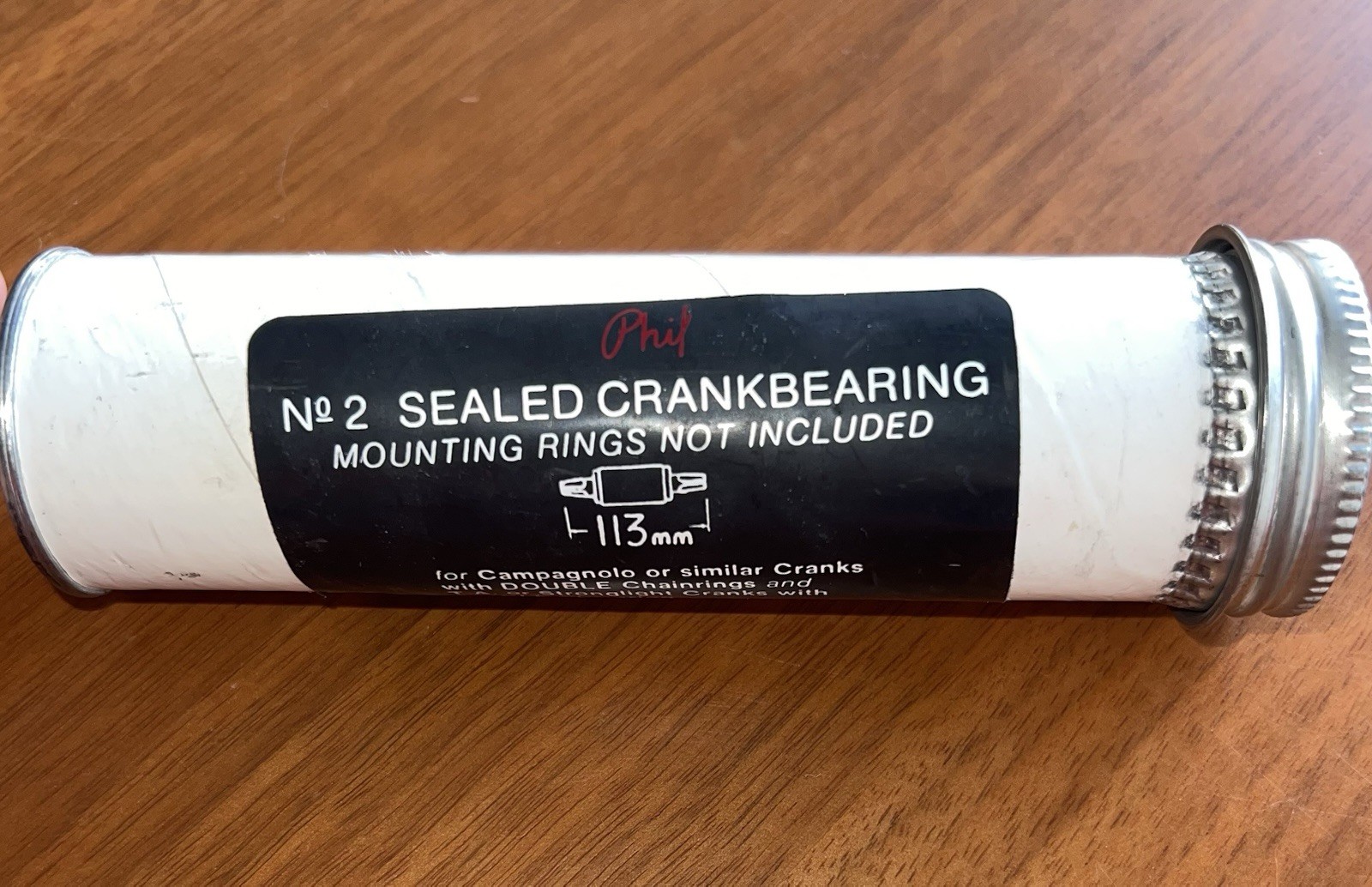 Vintage – Phil Wood 113mm Square ISO Tapered Bottom Bracket