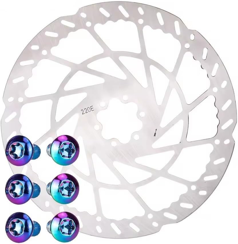 Heavy-Duty 220 mm Thickened Stainless Steel Rear Brake Disc Rotor for for Lig…