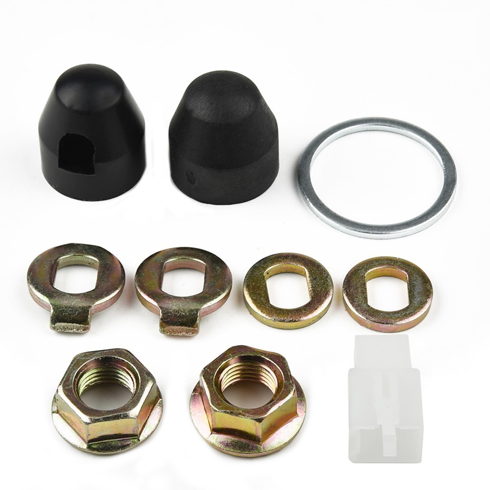 bike Hub Motor Axle For M14 Lock Nut/ Lock Washer /spacer/ Nut Cover
