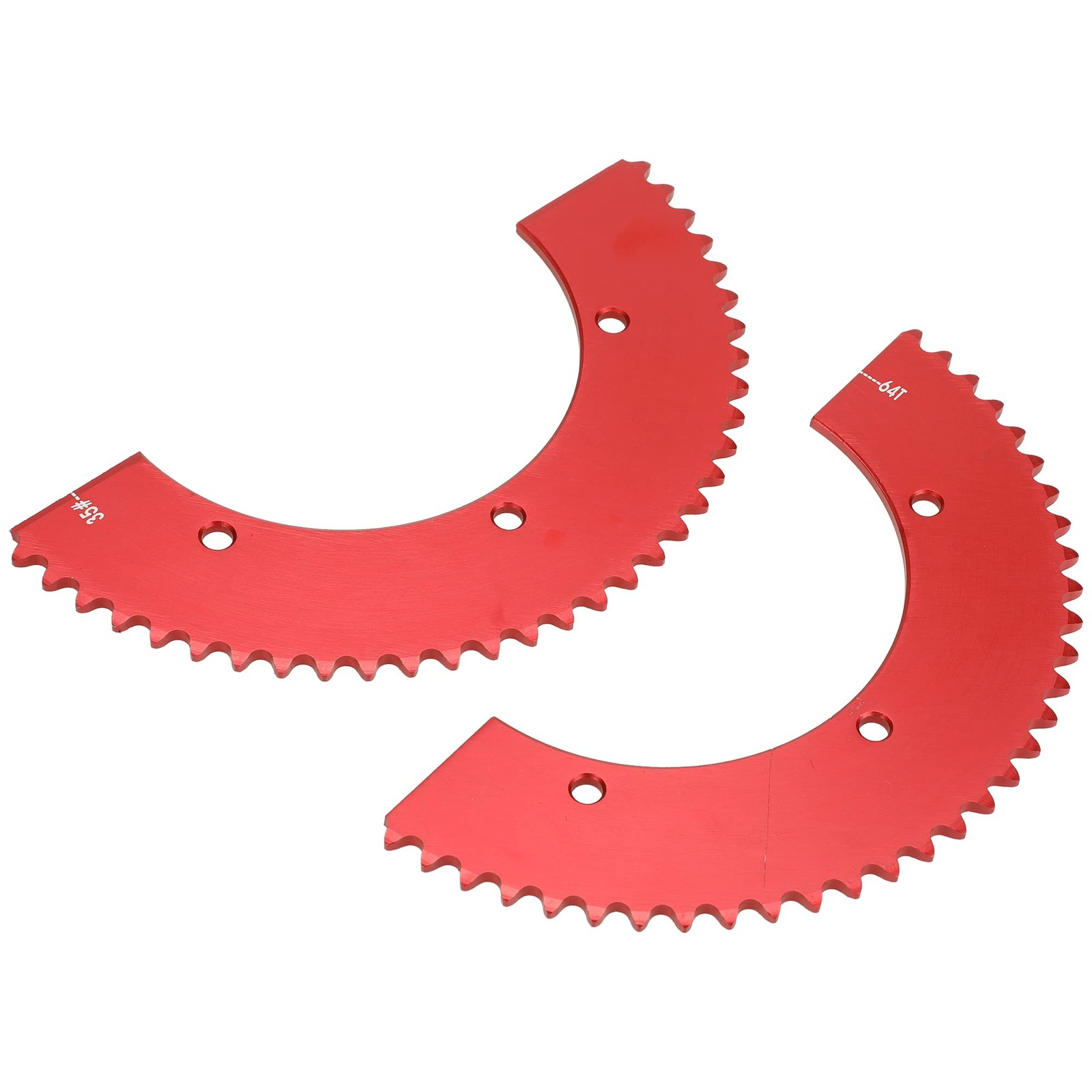 Grehua Universal Split Sprocket 35 Chain 64 Tooth Rear Drive Wheel Aluminum For