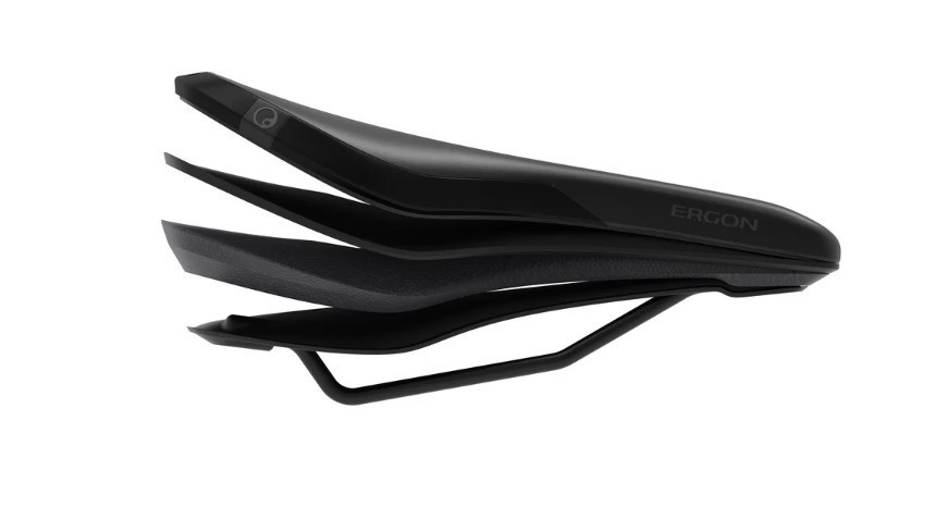 NEW Ergon SMC Core Men’s M/L Bicycle Saddle Black Gray MTB Gravel Bikepacking