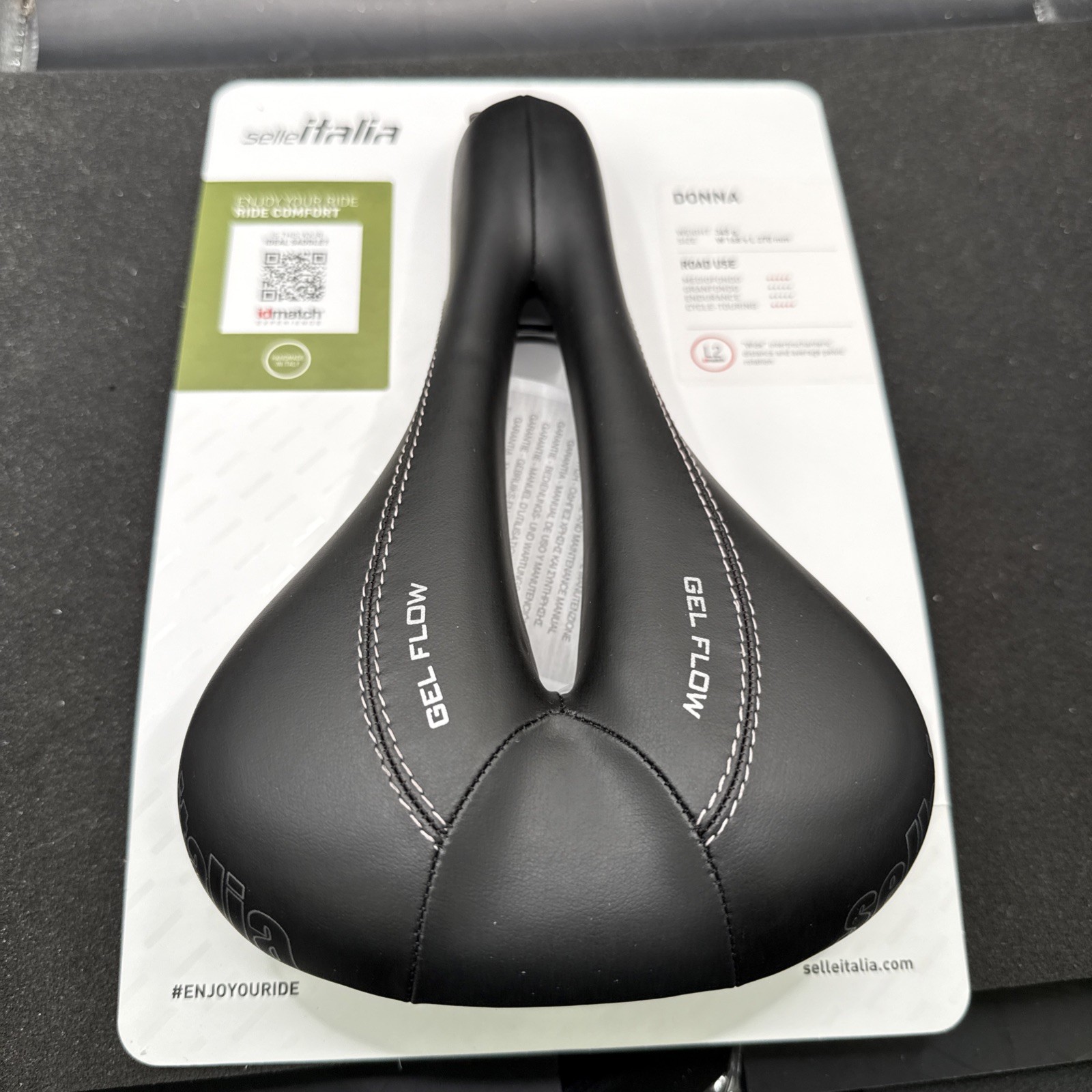Selle Italia Donn Gel Flow Cycling Saddle Seat 168mm L2 (9419-33)