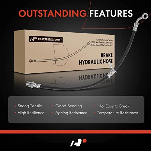 Rear Driver Brake Hydraulic Hose Compatible with Select Chevy and GMC Models