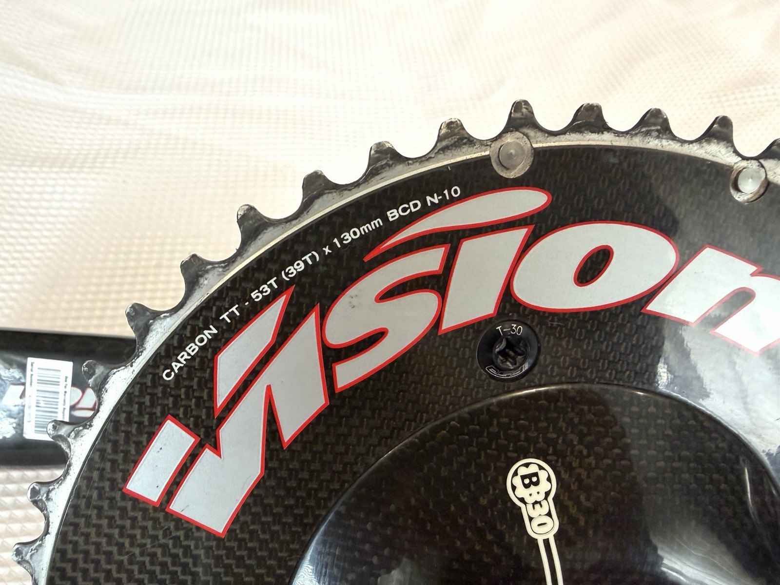 Vision Trimax Carbon TT Crankset 53T/39T x 130mm BB30 172.5mm