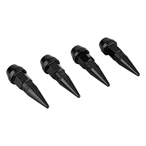 Tire Valve Stem, Tire Valve Cover, Air Valve Caps for Car Tires, 4Pcs Black