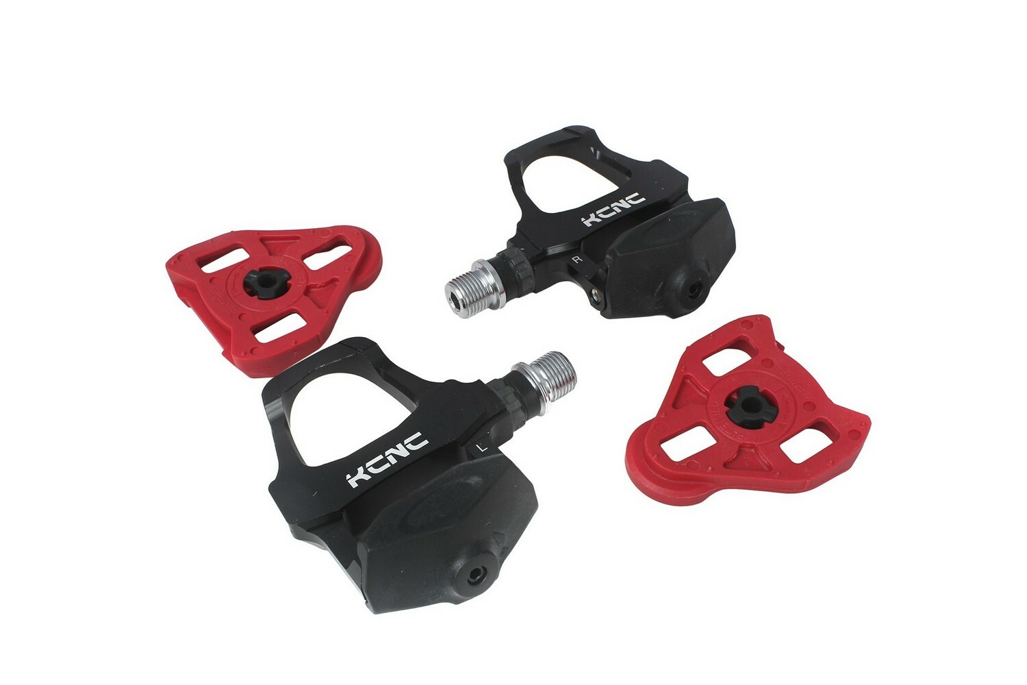 KCNC KPED10 Road Cyclocross eBike Riding Clipless Pedals For Look Keo Black Bike