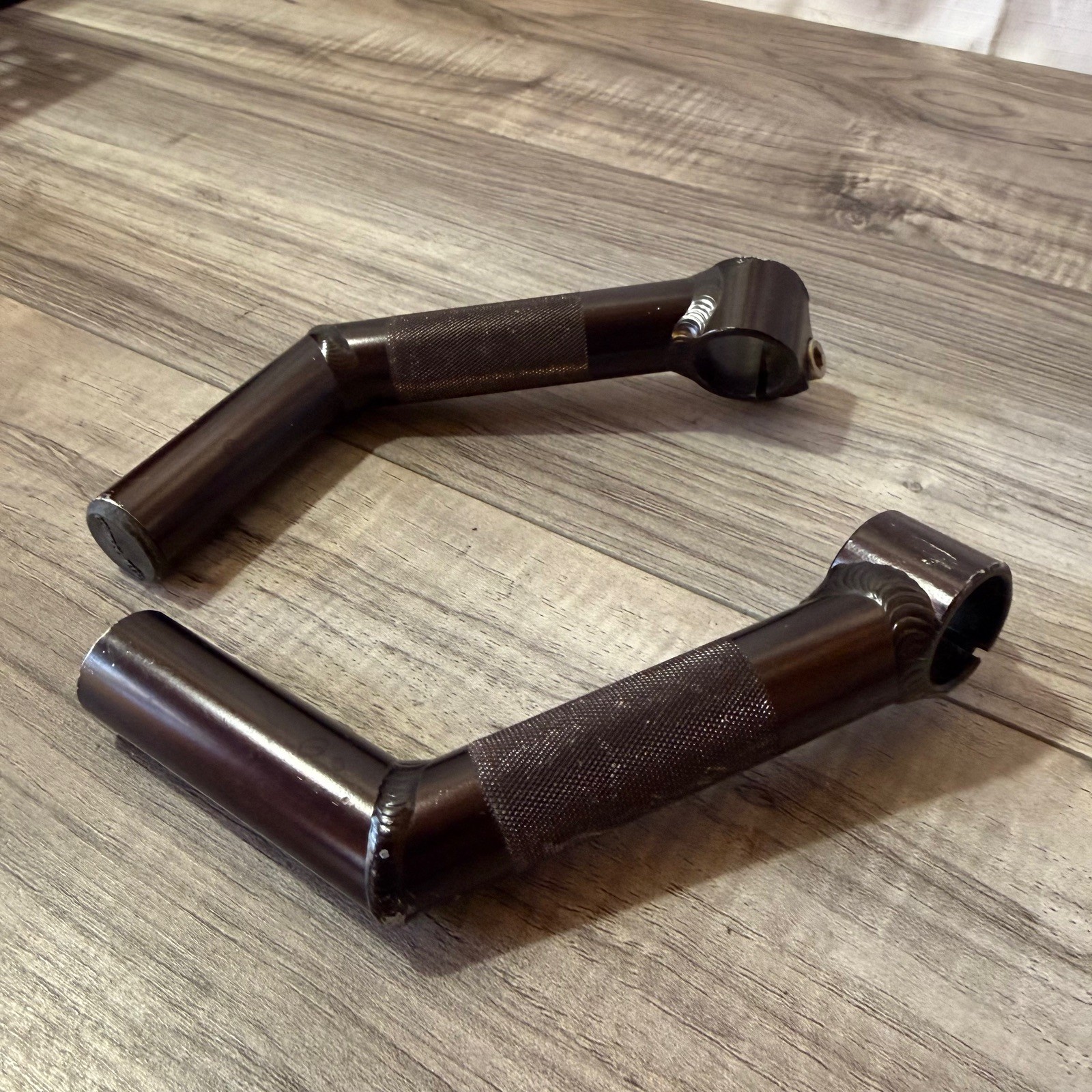 Control Tech Welded Aluminum Bar Ends Black Ano Long