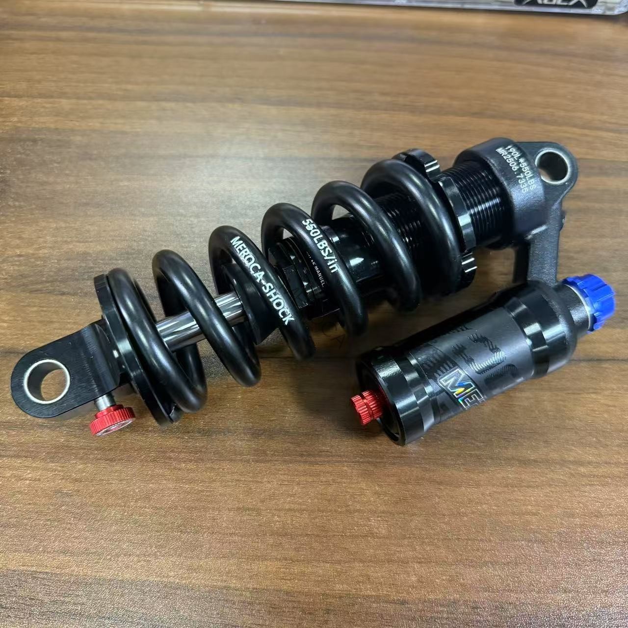 MEROCA Bike MTB Rear Shock Bicycle Coil Spring Shocks 190/210/230/240/250/265mm