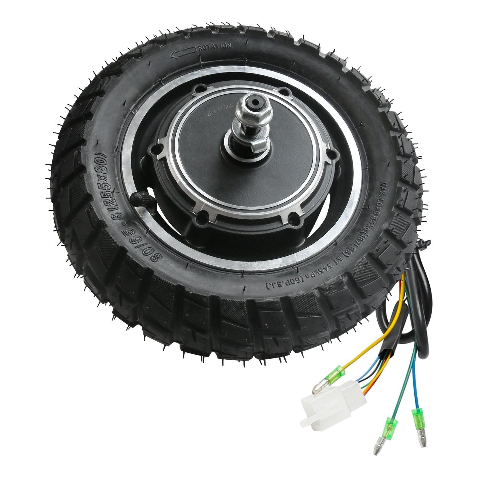 48V 350W 10 Inch Hub Motor for Electric Scooter Folding E-Bike Rear Wheel