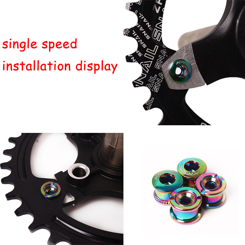 KRSEC MTB Road Bike Single Double Chainring Bolts Sprocket Chainwheel Screws