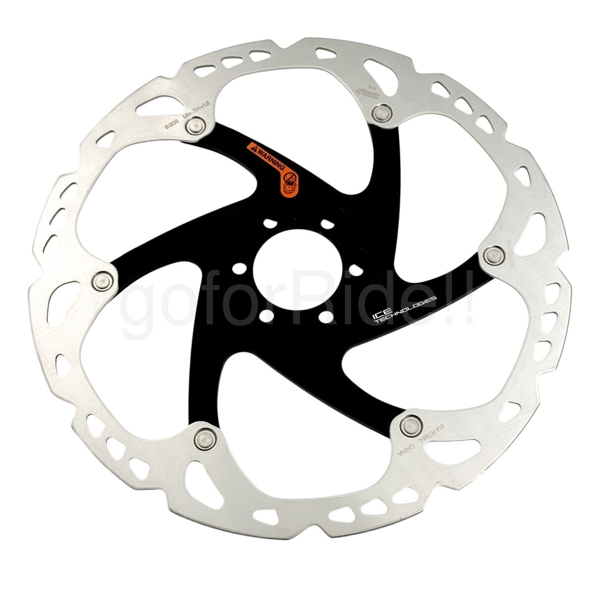 Shimano DEORE XT MTB Bike Disc Brake Rotor SM-RT86 203mm,ICE-TECH