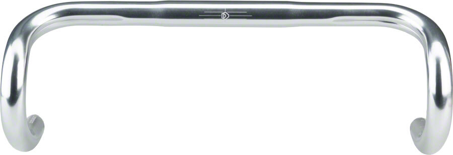 Dimension Short Drop Handlebar 26mm Clamp 42cm Width 340g Silver Aluminum