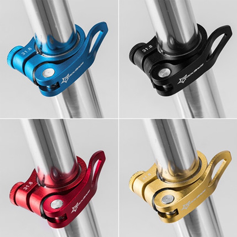 ROCKBROS Bicycle Seatpost Clamp 31.8mm/34.9mm For 27.2/30.8/31.6mm Seat Pipe US