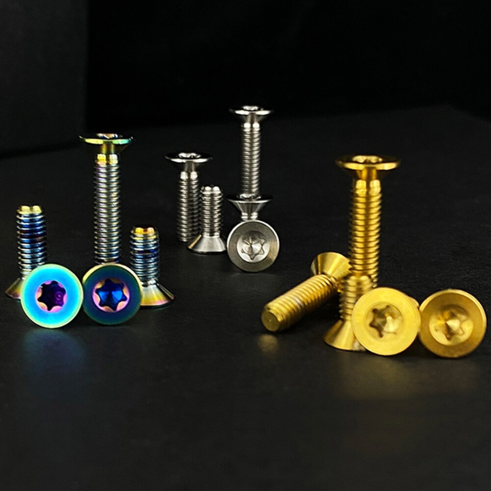 M4x0.7mmTitanium Torx Flat Head Countersunk Bolt Fastener 8 10 12 14 20mm