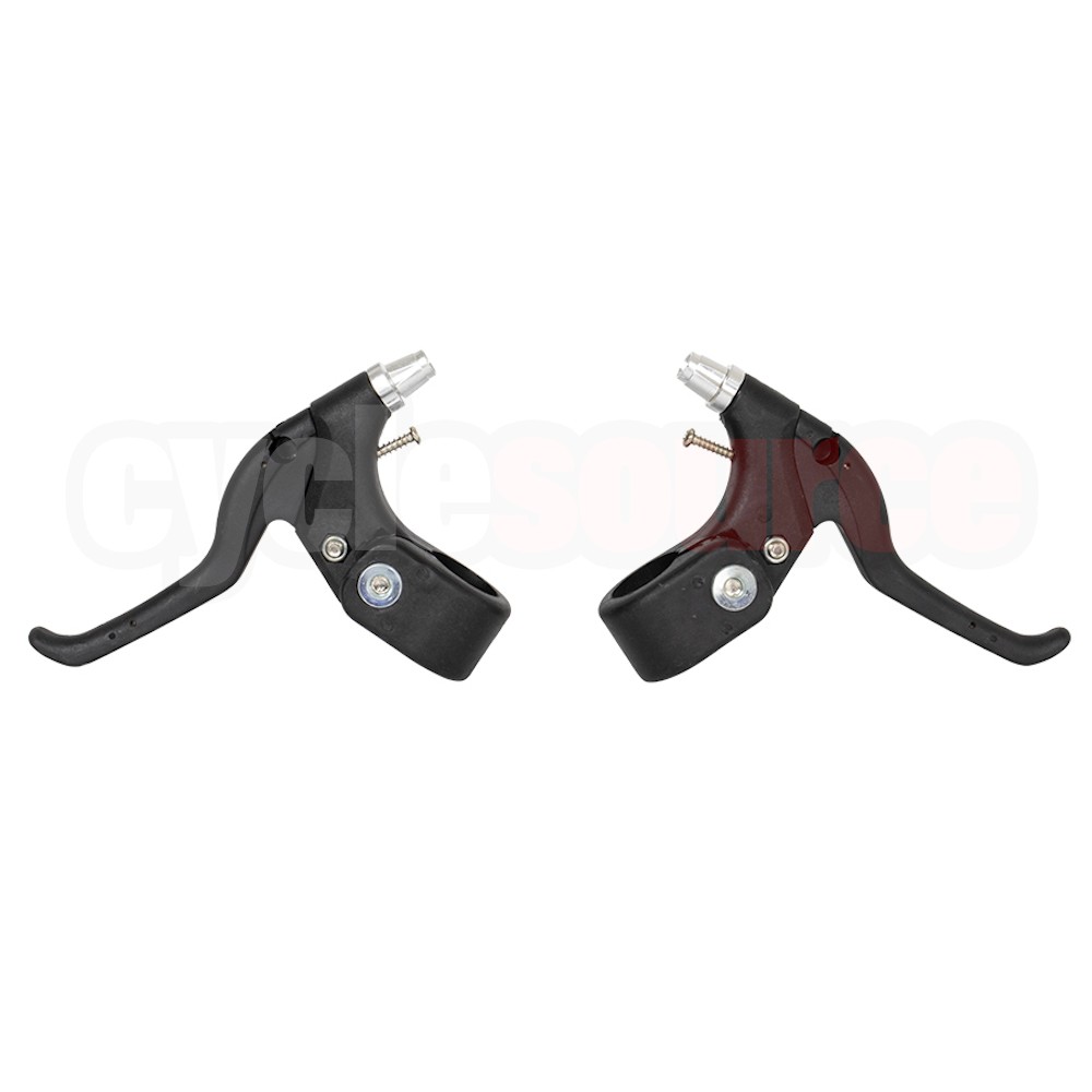 ENIX 2 Finger Plastic BMX Bike Bicycle Brake Lever Set Black BL425
