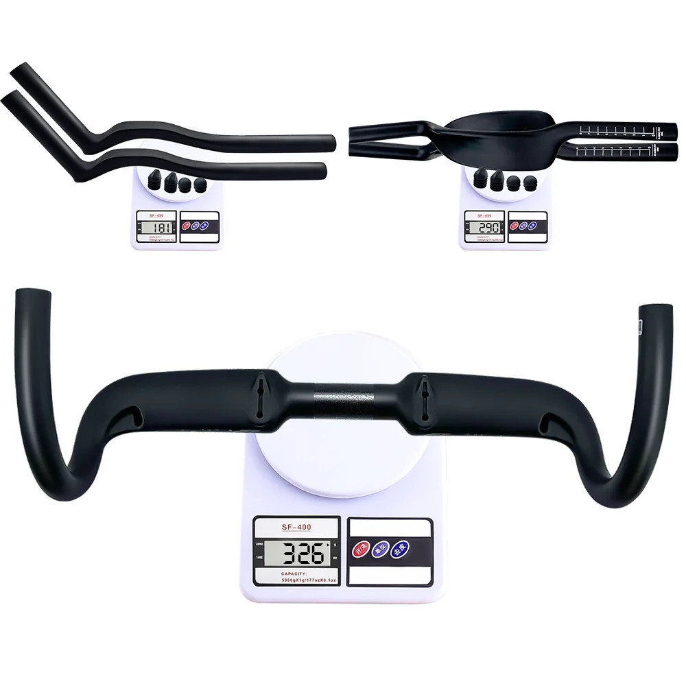 Carbon Fully Internal Wiring Road Bike TT Rest handlebar Triathlon Bar 400-440mm