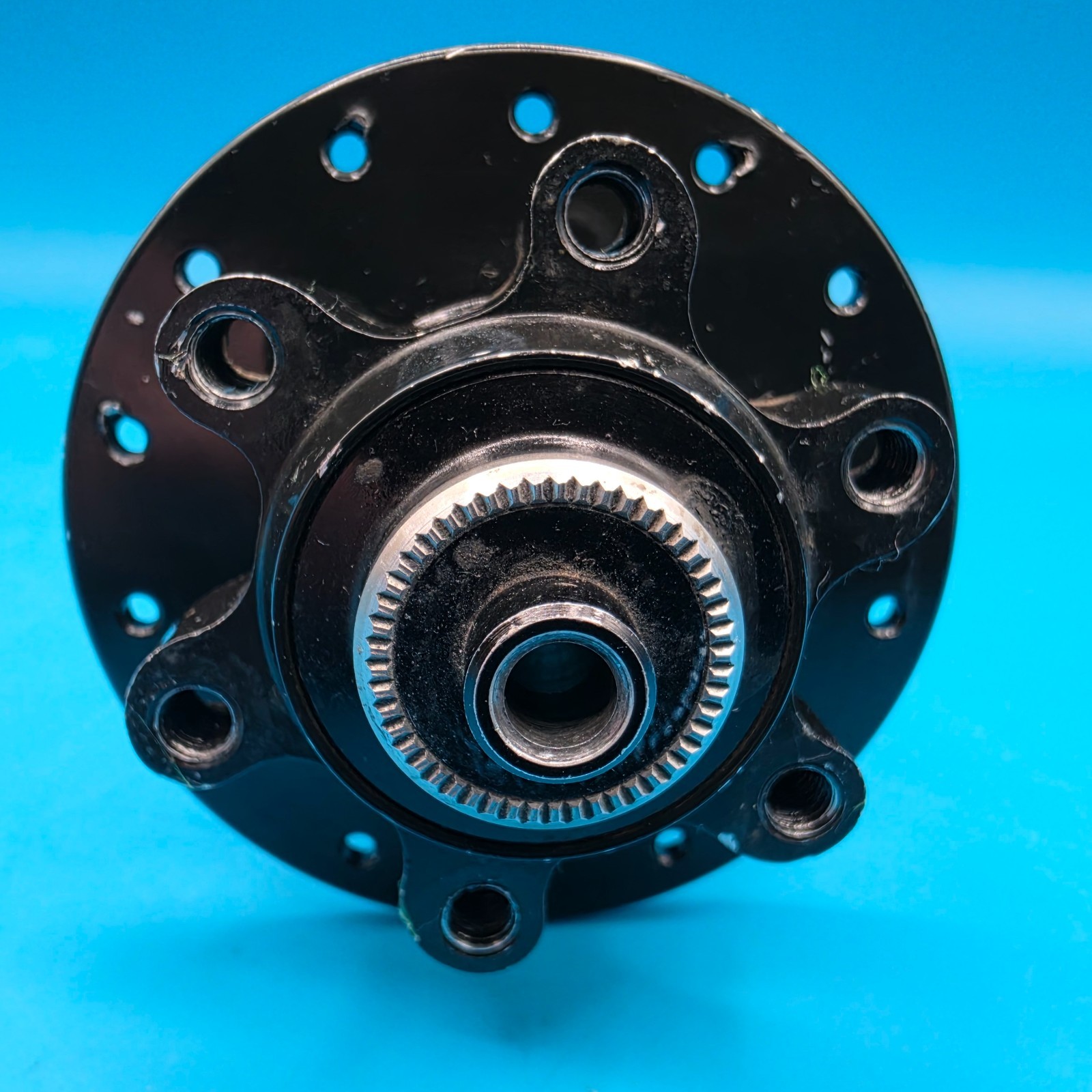 Bontrager Front Disc Brake Hub QR 100mm 28 Hole 6 Bolt Disc SMOOTH BEARINGS! g13