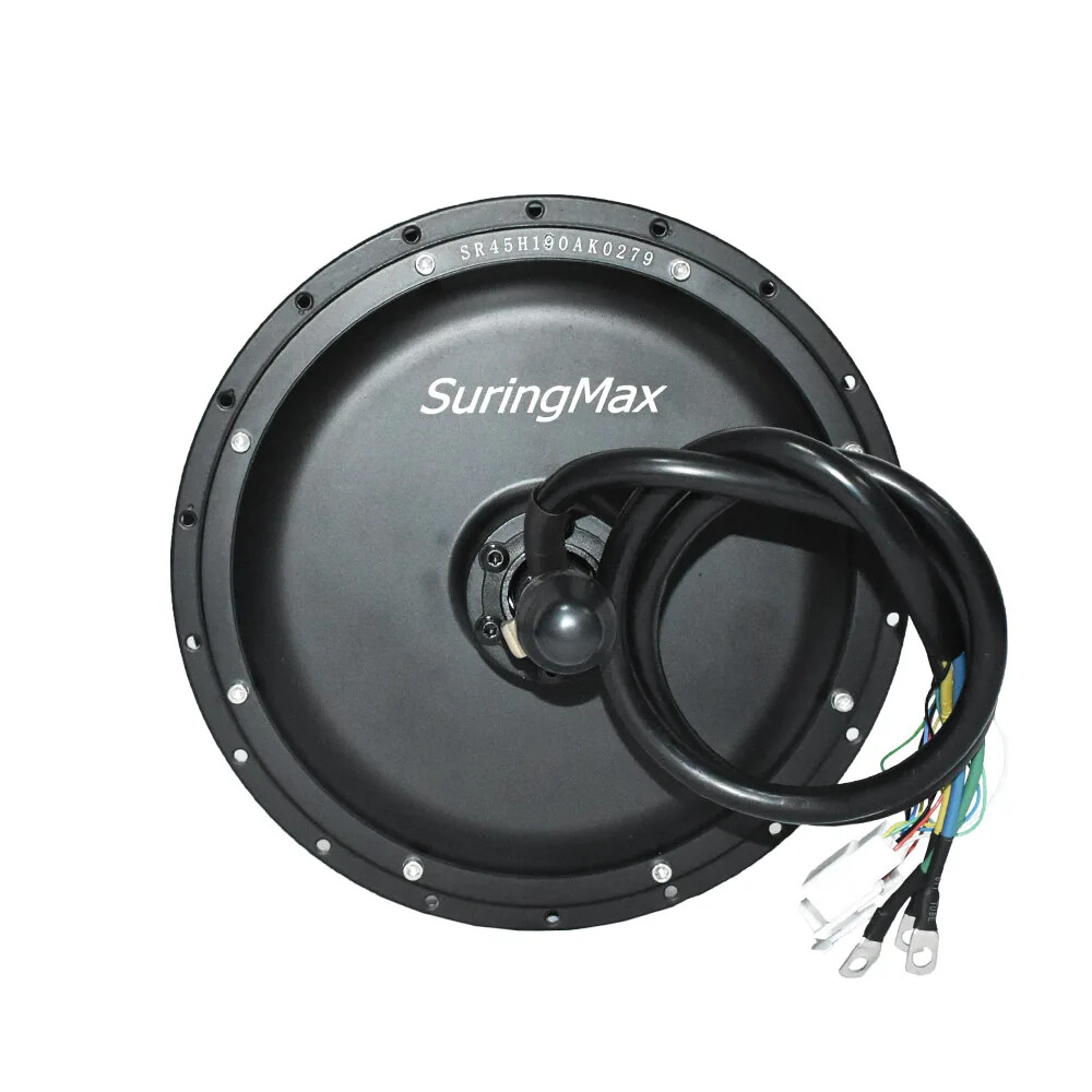 72V3000W Electric Bike Gearless Hub Motor 45H 175 190mm for 20-26″ Fat Snow Bike