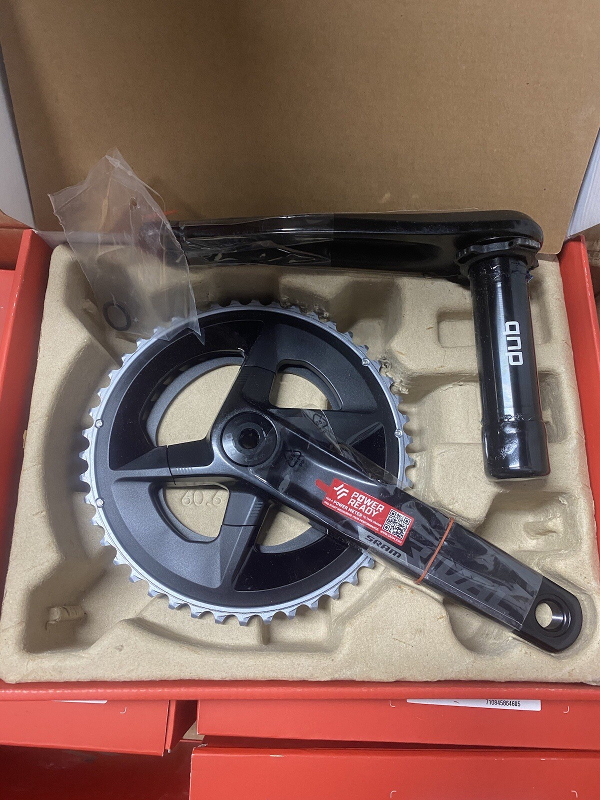 SRAM Rival AXS Crankset 175 mm 12 Speed 46/33 Tooth 107 BCD DUB Spindle Black