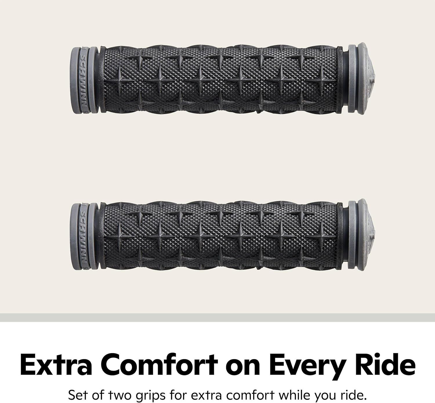 Comfort Handlebar Grips, Set of 2, Compatible with Most Adult Bikes, Fits 22.2Mm