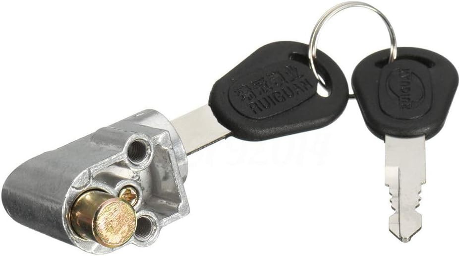 Universal Safety Lock for E-Bike Battery with Two Keys – Compact and Efficient