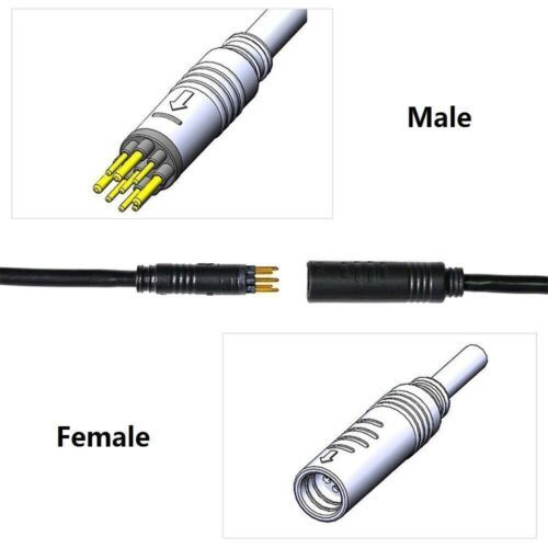 E-Bike Motor Extension Cable Julet 9 Pin Female Adapter 60/130/160cm Wire