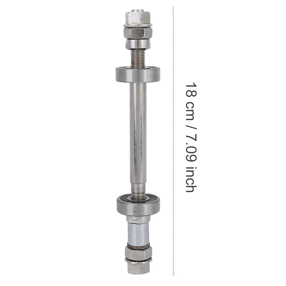 Bike Wheel Hub Axle 6000 Bearing Front Rear 14CM 18CM Repair Tool Shaft