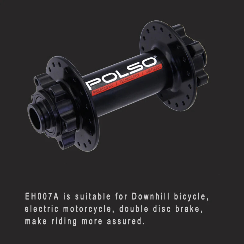 Double Disc Brake Bike Hubs 36H Electric Bicycle Front Rear Hubs 110/135/150mm