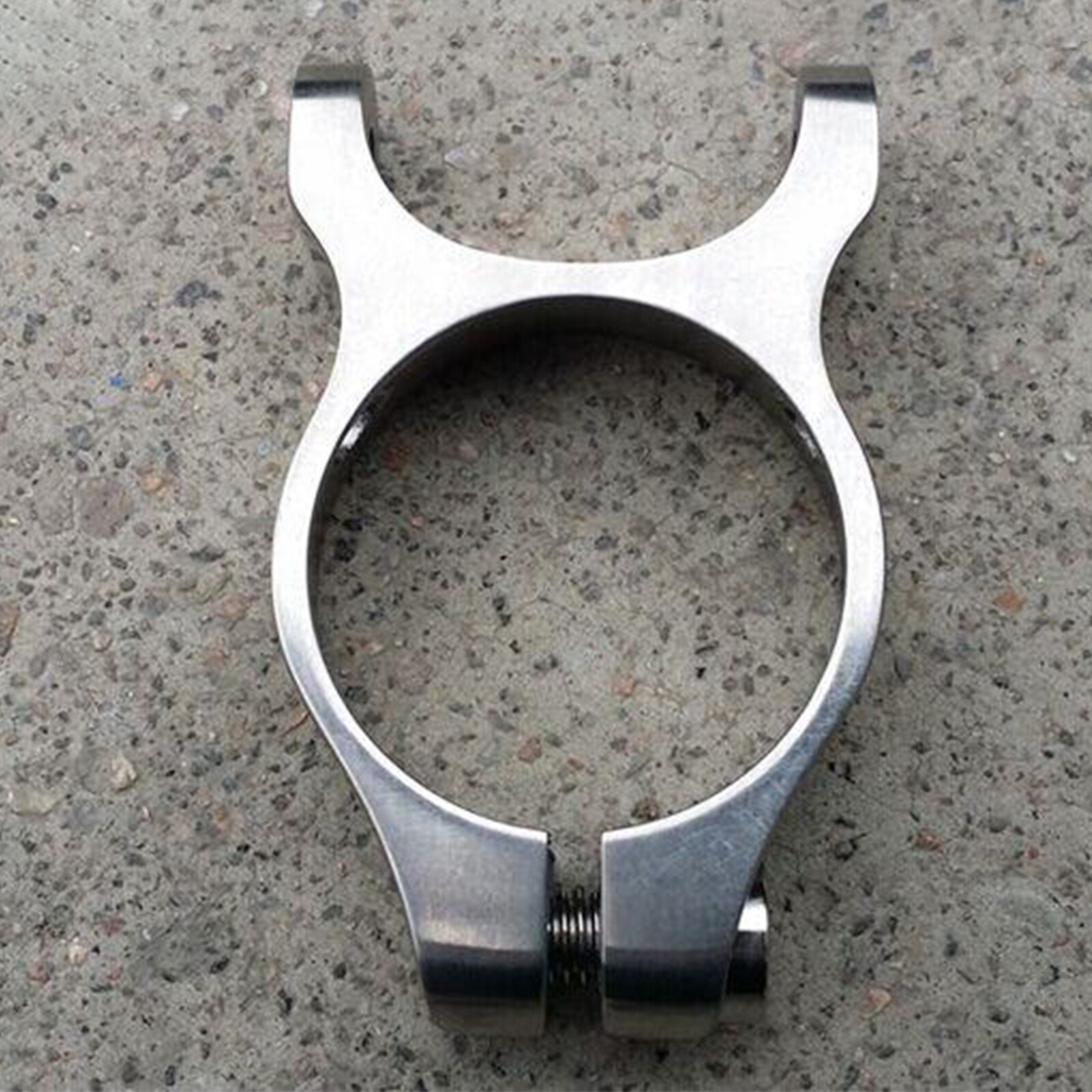 Titanium Seatpost Clamp With Rear Rack Holder 34.9mm For MTB Road Bike