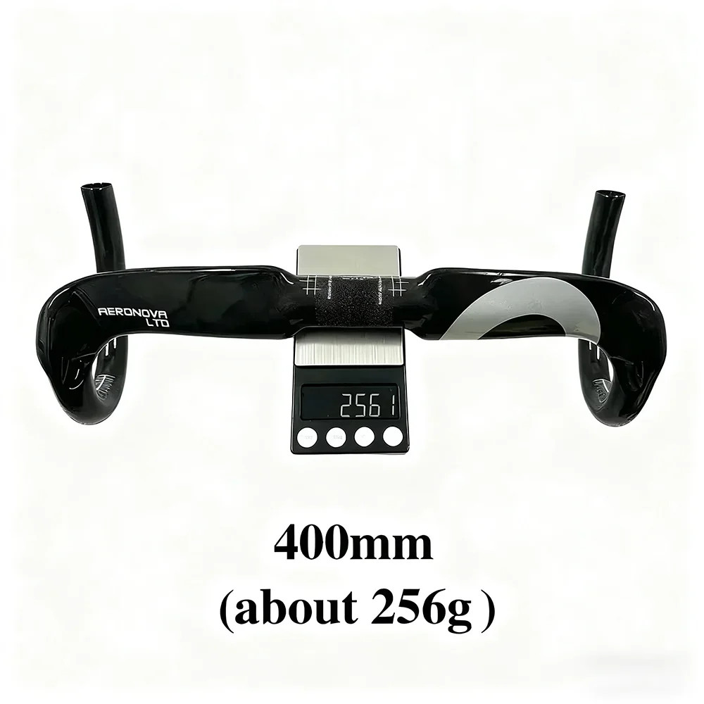 Full Carbon Road Bike Handlebar Gloss Black Top 31.8*380/400/420/440mm