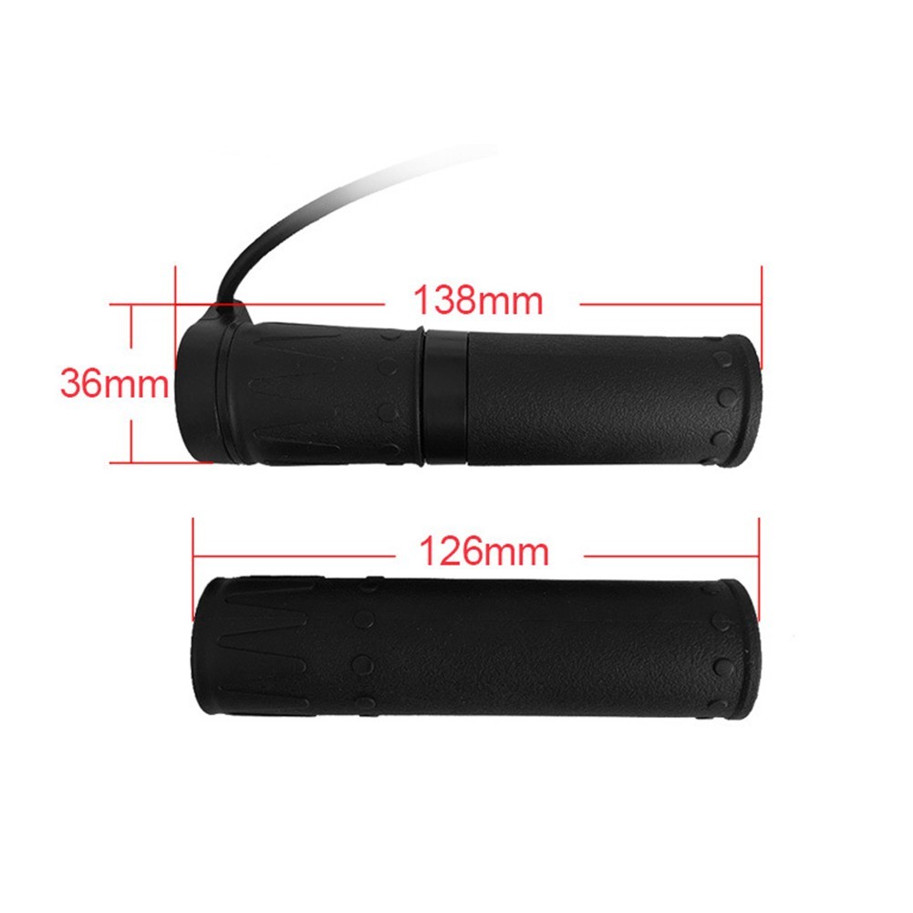 Half Twisting Throttle 31.5cm Wire Length Black 12V 24V 36V 48V 52V 60V 72V 196g