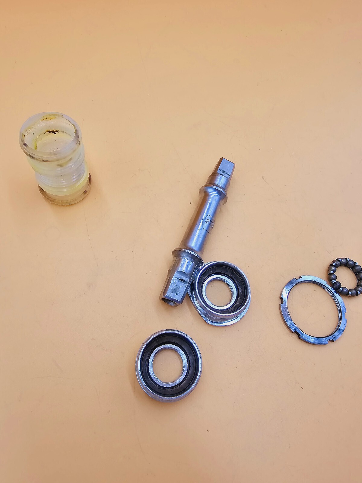 Bottom Bracket Campagnolo C Record 36x24F 111mm Italian Aluminium Vintage Road Bike Bottom