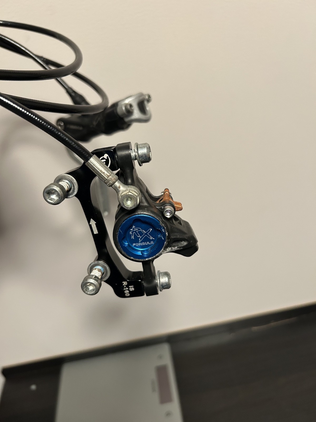 Formula RX Brakes Set F&R Black Matt Blue